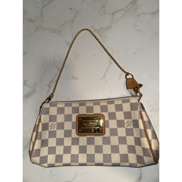 Louis Vuitton Damier Azur Eva Clutch - Excellent Condition - Picture 1 of 4